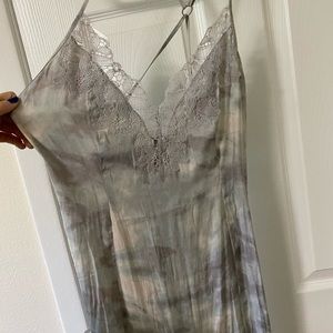 FP lace tie dye midi dress